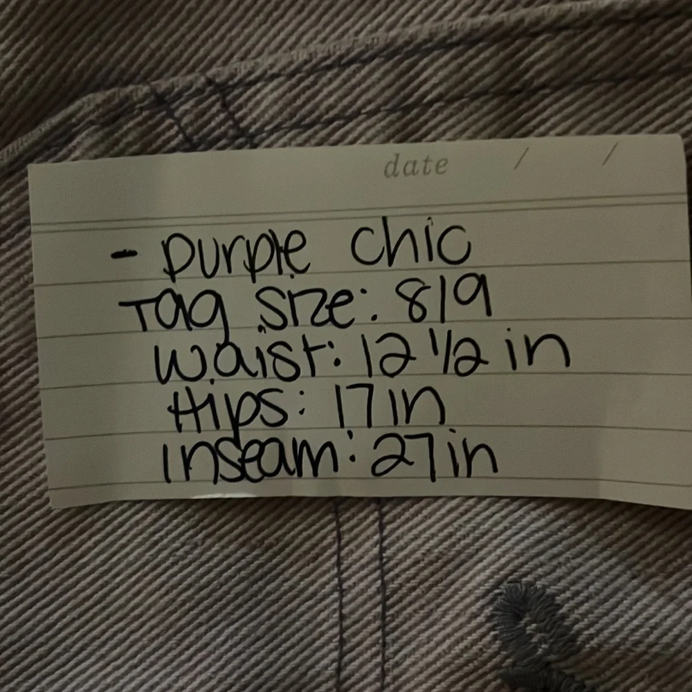 Vintage purple Chic jeans - Picture 3 of 3